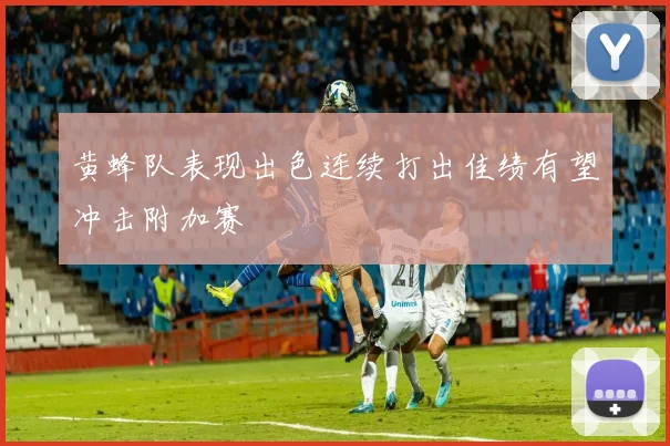 黄蜂队表现出色连续打出佳绩有望冲击附加赛